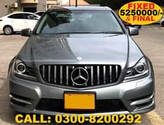 Wtsp/Call: 0300-8200292 Mercedes C200 Sports Turbo 1.8 FIXED 5250000/-