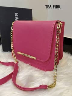 Tea pink girl's cross body bag