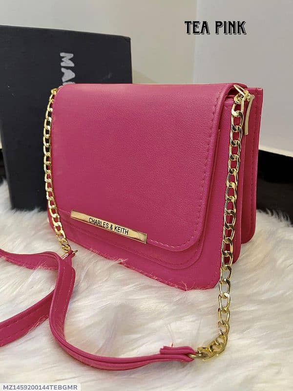 Tea pink girl's cross body bag 1