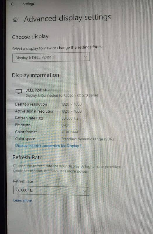 Dell IPS 24 Inch LCD 0