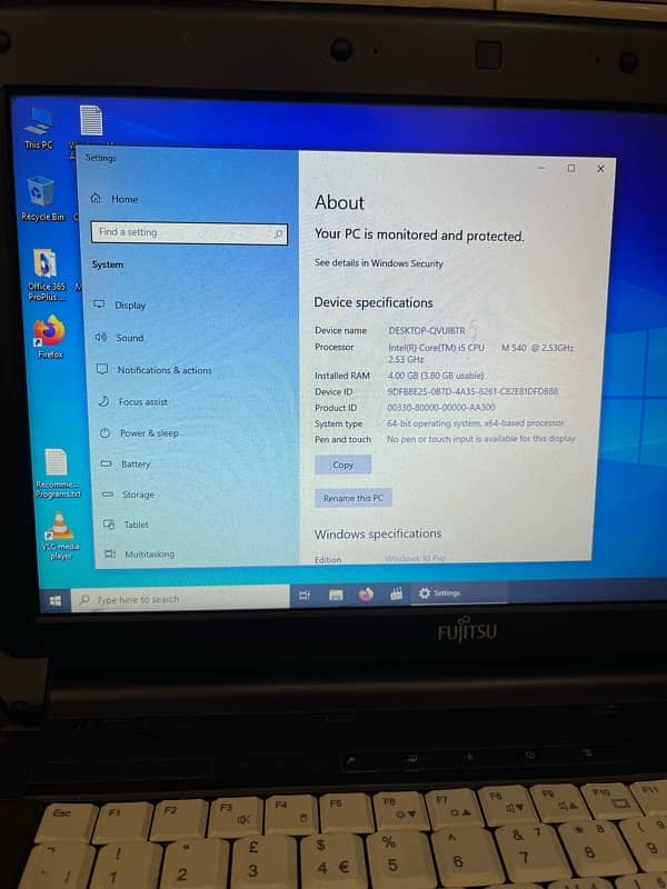 Fujitsu Laptop 5