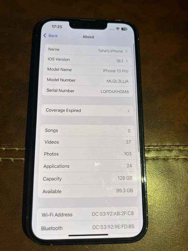 iPhone 13 pro 128gb jv 3