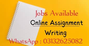 Biggest opportunity assignment writing jobs are available