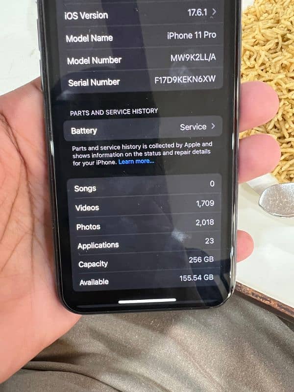 Iphone 11 pro 256gb JV for sale 4