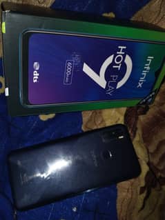 infinix hot 9 play 4 gb or 64 gb box or mobile 03054600035