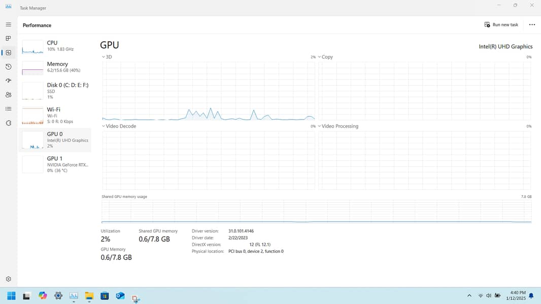 HP VICTUS 15 FA1093dx - Raptor Lake - 13th Gen Core i5 13420H 11