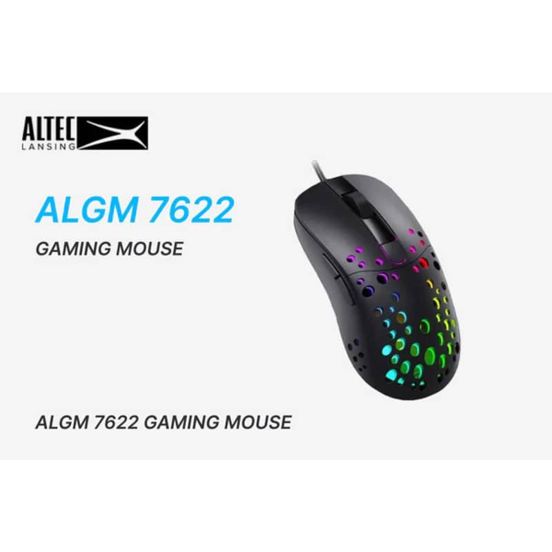 Altec Lansing ALGM7622 Wired E-sport RGB Gaming Mouse | 6 Button 3