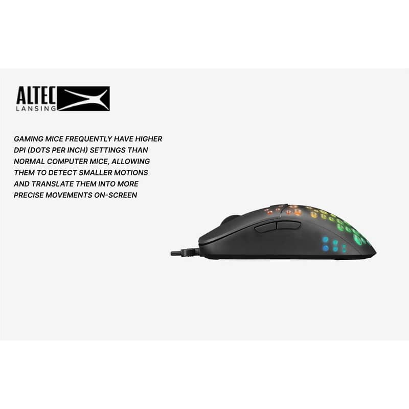 Altec Lansing ALGM7622 Wired E-sport RGB Gaming Mouse | 6 Button 4