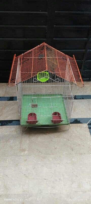 Plastic Cage For Parrot 0