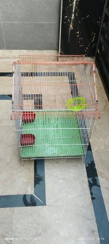 Plastic Cage For Parrot 1