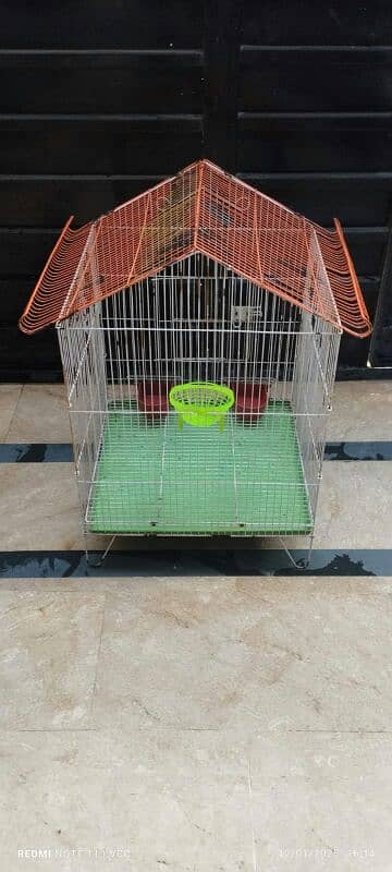 Plastic Cage For Parrot 3