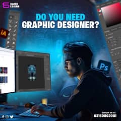 we are providing our services of graphic designers