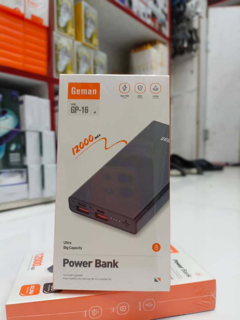 Geman power bank 12ooo mah 1