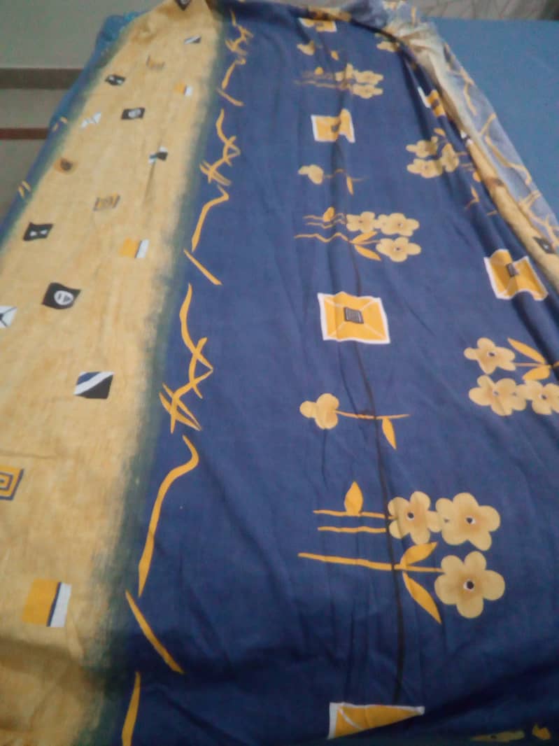 Single imported bedsheet with portable blanket 0