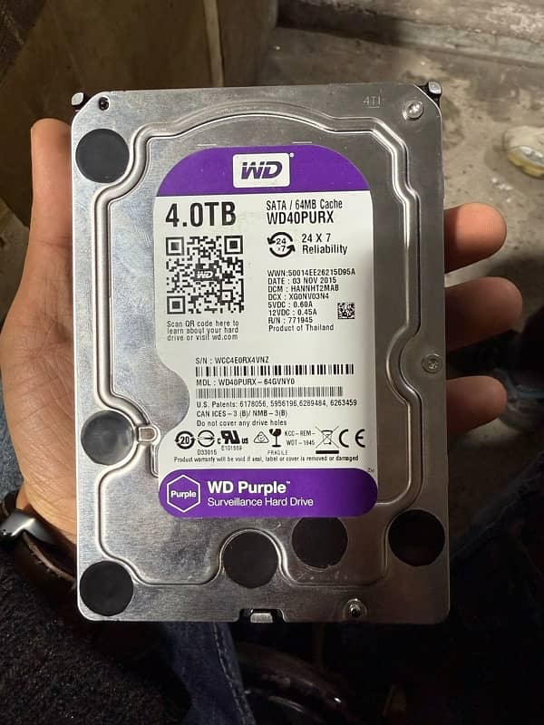 4TB hard WD 0