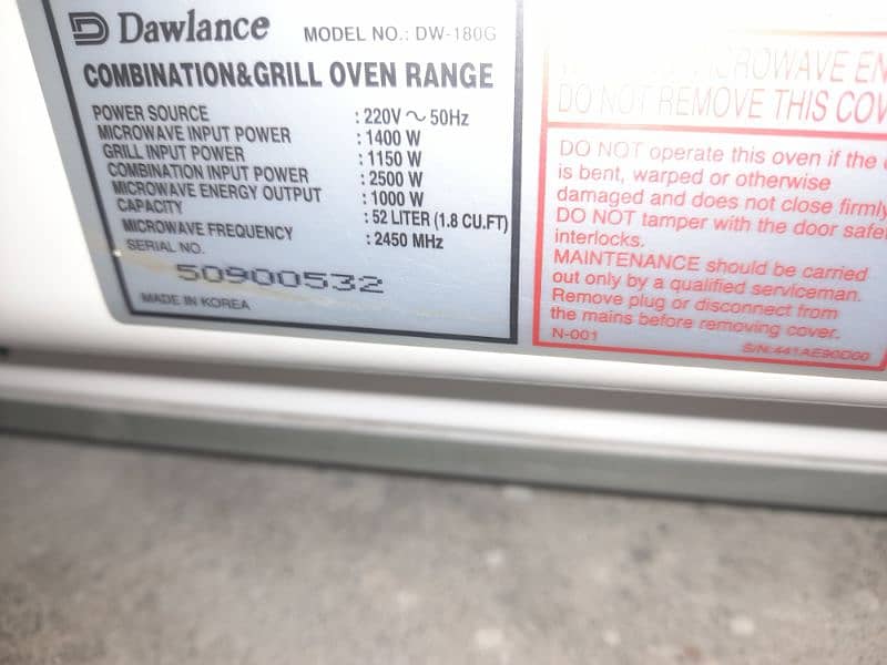 Dawlance Microwave 3