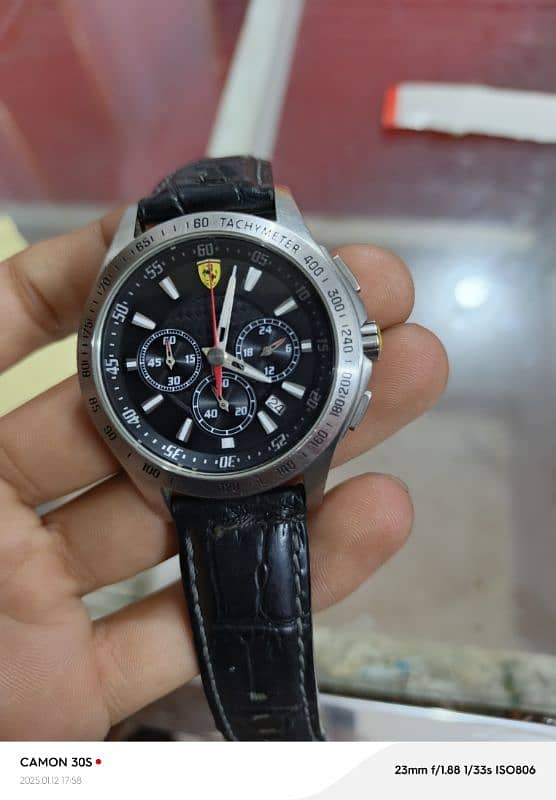 ferrari original watch serial number SF. 05.1. 14.0021 5