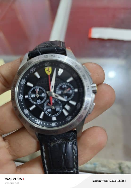 ferrari original watch serial number SF. 05.1. 14.0021 6