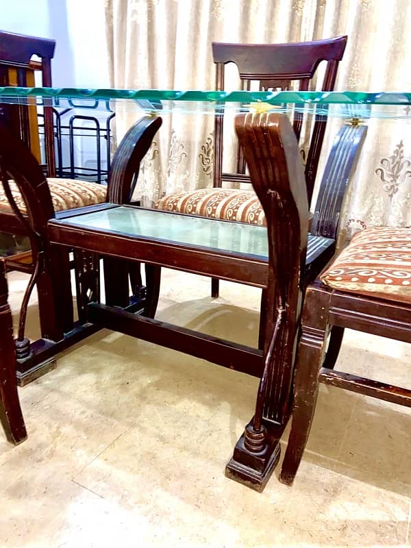 four seater wooden dining table 3