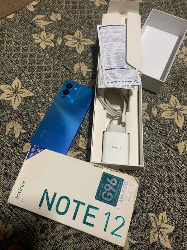 INFINIX NOTE 12 8+8/128 AMOLED DISPLAY G96 PROOSSER FULL BOX EXCHANGE 1