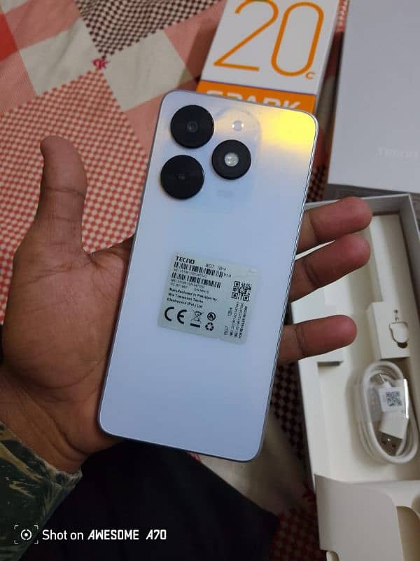 Tecno spark 20c pta appved condition 10 10 2