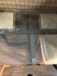 New Glass Center Table for sale