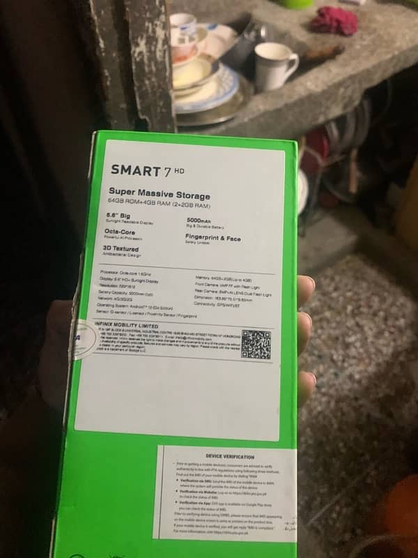 Infinix smart 7hd 8