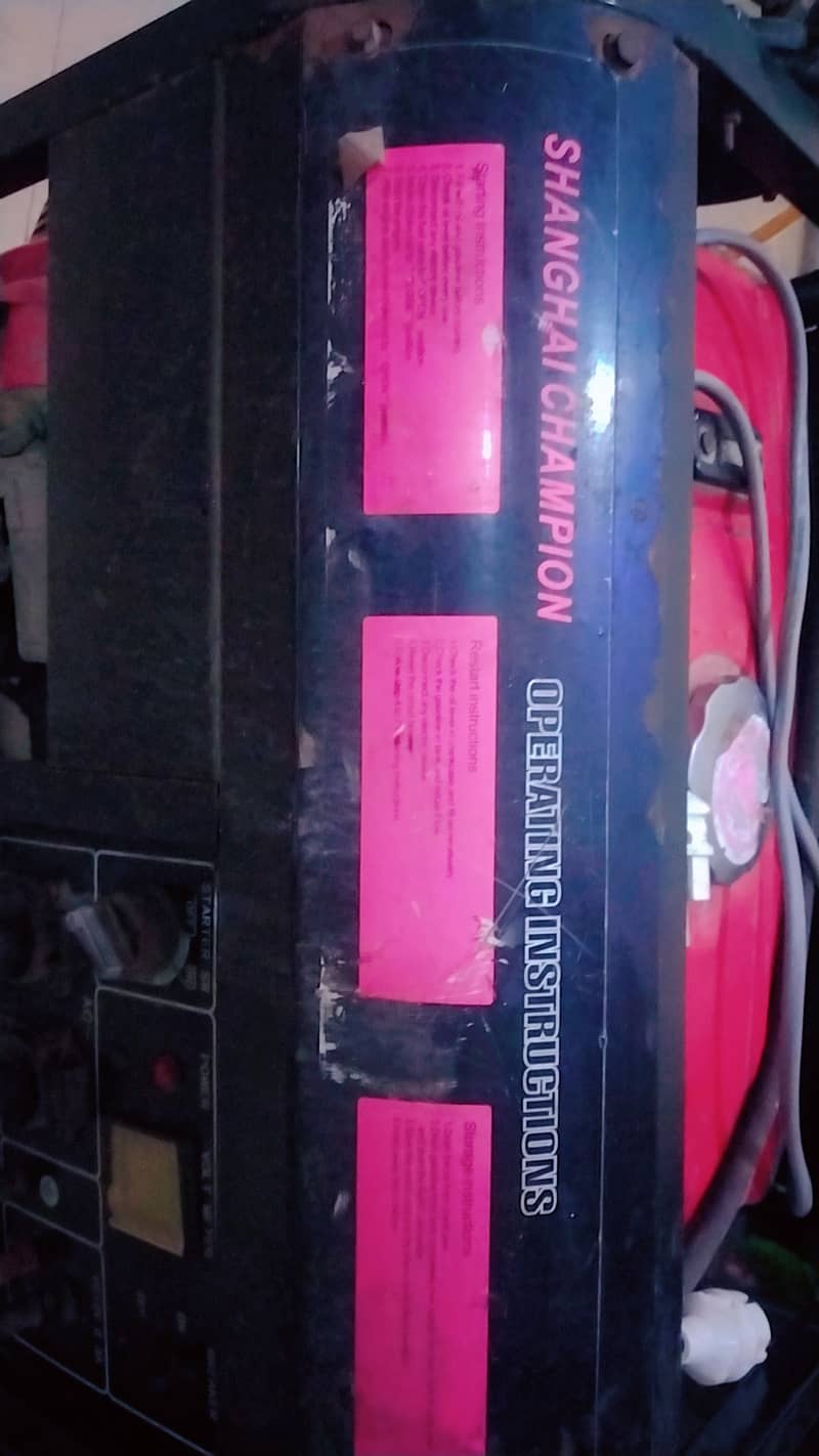 Shanghai champion generator for sale working condition 7