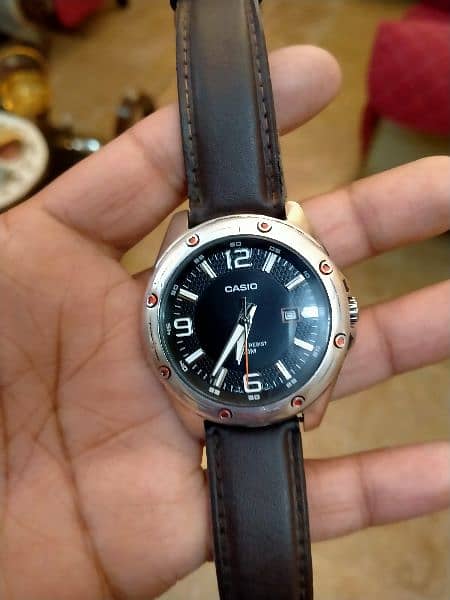 Casio Black big size Dial japan swiss watch watches seiko citizen 4