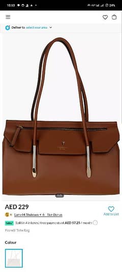 Folorilla handbag branded on half price