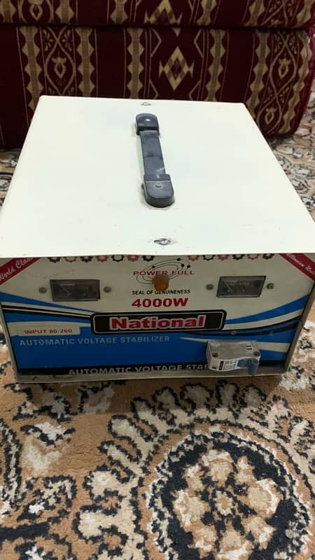 NATIONAL FRIDGE STABILIZER FOR SALE 1