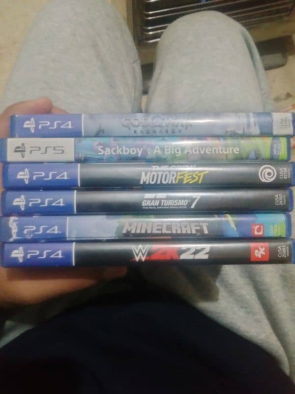 Ps4 Games and Ps5 Games For sale , Playstation Games God of war, wwe. . 0