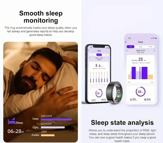 Wireless Smart Ring for men and women 7
