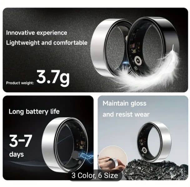 Wireless Smart Ring for men and women 9