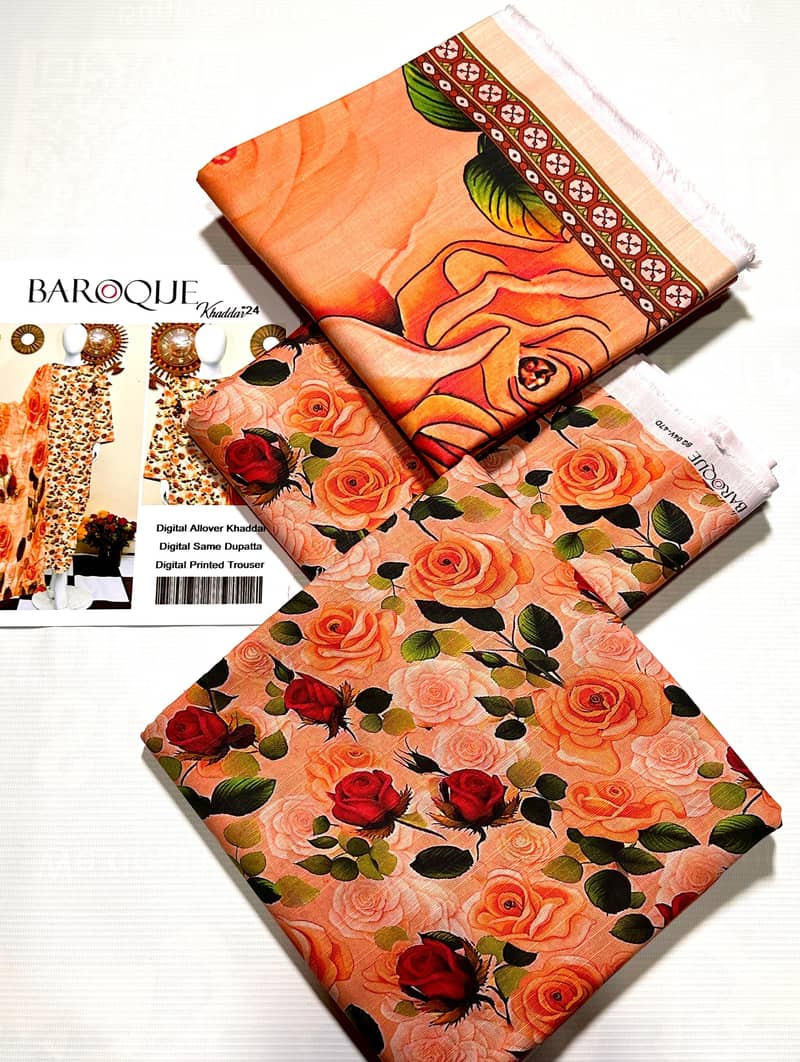  CLEARANCE SALE Baroque Khaddar 3 PC 6