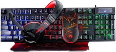 Marvo full gaming kit ( keyboard, mouse, headphones, mouse pad)