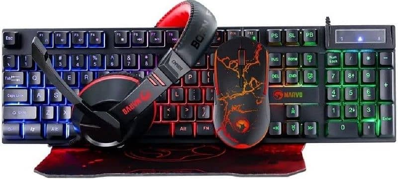 Marvo full gaming kit ( keyboard, mouse, headphones, mouse pad) 0