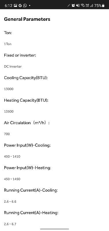 Haier DC inverter 12 HFC 7