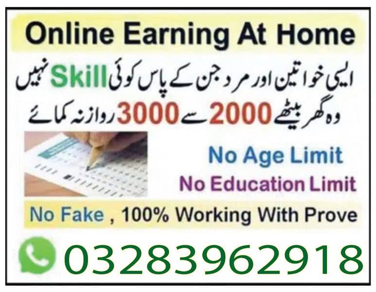 Online job at Home/Part Time/Data Entry/Typing/Assignments/Teaching 0