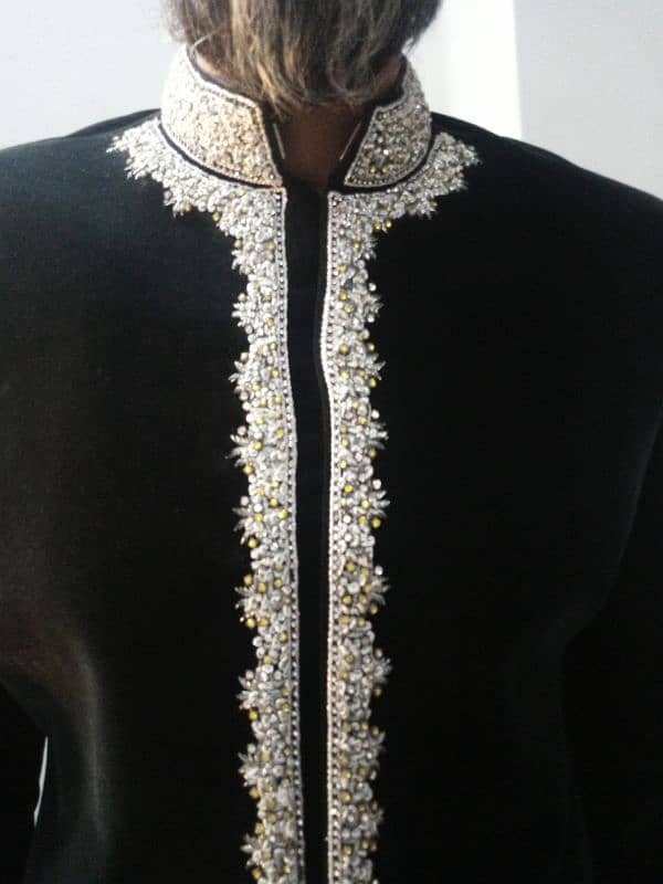 velvet sherwani 0