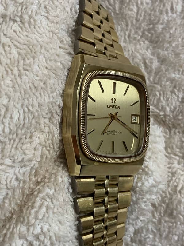 Omega constellation automatic man’s wrist watch 2