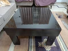 center table with glass top