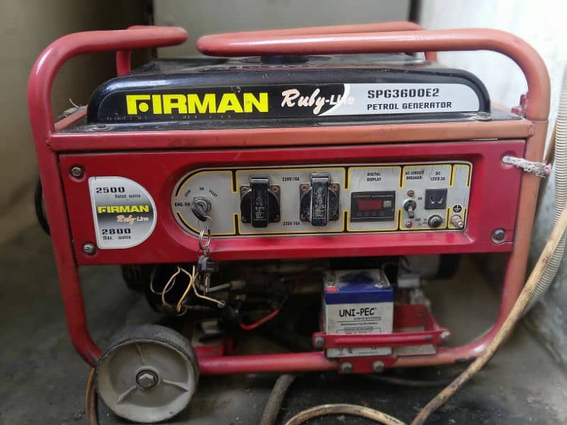 fireman 3KVA SPG3600E2 GENERATOR 1