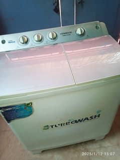 Kenwood glass doorwashing machine twin tub model number KWM-1012SA