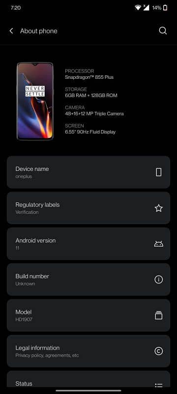 OnePlus 7t 3