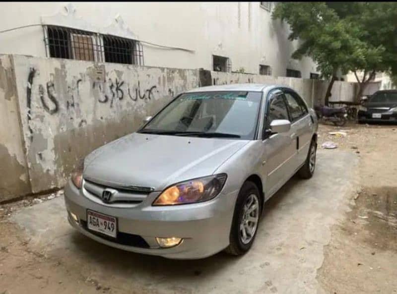 Honda Civic EXi 2004 prosmetic better then Corolla city liana 2