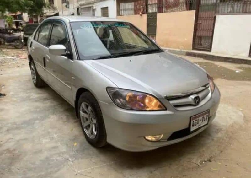 Honda Civic EXi 2004 prosmetic better then Corolla city liana 6