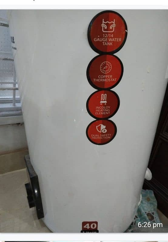 i zone Electric water heater Supreme series 40 liters 0