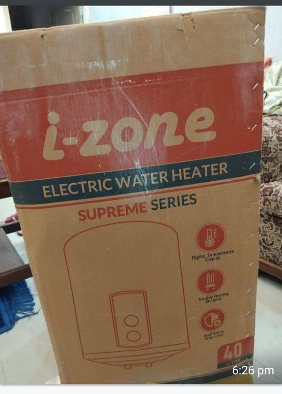 i zone Electric water heater Supreme series 40 liters 5