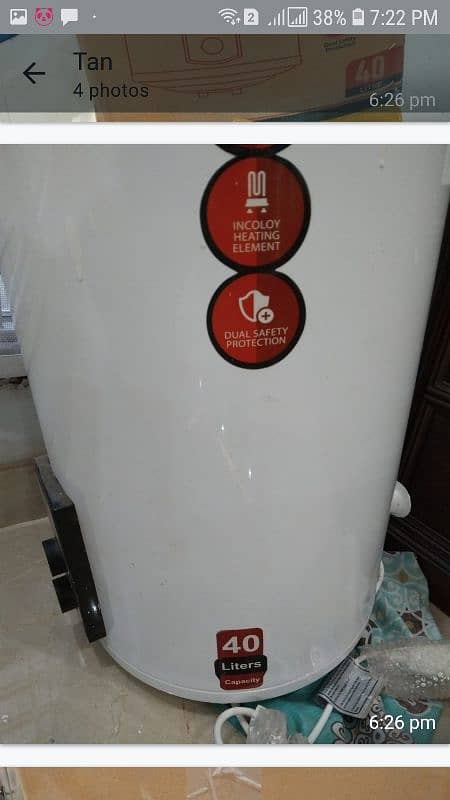 i zone Electric water heater Supreme series 40 liters 8